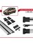 Renault Grand Scenic (Mk3) 2009-2016 Arası ile Uyumlu Fly Model Ara Atkı Tavan Barı Gri 5