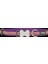 Dreamstream Desenli Mor Köpek Boyun Tasması L 25MM / 41-63 cm 2