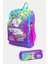 Kids Lavanta Su Yeşili Unicorn Desenli 2'li Okul Çanta Seti SET0223729 1