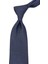 Lacivert - Kahve Çizgi Desen Mendilli Klasik Kravat KK11866 1