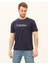 Baskılı Lacivert Erkek T-Shirt 1