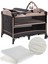 Babydoor 2052 Madre Pro Oyun Parkı 70 x 110 cm Bebek Beşik+Yatak Kahverengi 1
