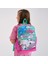 Kids Su Yeşili Pembe Kedi Desenli 2'li Okul Çanta Seti SET0123707 2