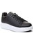 Siyaha Beyaz Yüksek Taban Erkek Sneaker Ayakkabı 1