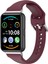 Huawei Watch Fit 2 Silikon Izle Band Quick Serbest Bırakma Spor Kayışı Yedek Bilezik - Şarap Kırmızısı (Yurt Dışından) 5