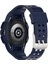 Samsung Galaxy Watch Için 44MM Akıllı Izle Yumuşak Tpu Değiştirme Kayışı Saat Kılıfı ile Entegre - Koyu Mavi (Yurt Dışından) 2