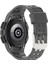 Samsung Galaxy Watch Için 44MM Akıllı Izle Yumuşak Tpu Değiştirme Kayışı Saat Kılıfı ile Entegre - Şeffaf Siyah (Yurt Dışından) 2