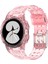 Samsung Galaxy Watch Için 44MM Akıllı Izle Yumuşak Tpu Değiştirme Kayışı Saat Kılıfı ile Entegre - Şeffaf Pembe (Yurt Dışından) 1