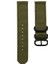Garmin Venue 2s / Vivoaktif 4s 18MM Naylon Saat Kayışı Üç Ağır Toka Saat Bandının Değiştirilmesi - Ordu Green (Yurt Dışından) 3