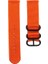 Garmin Venue 2s / Vivoaktif 4s 18MM Naylon Saat Kayışı Üç Ağır Toka Saat Bandının Değiştirilmesi - Orange (Yurt Dışından) 3
