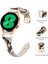 Samsung Galaxy Için Izle 3 41MM / Watch 4/5 40MM 44MM / Watch4 Klasik 42MM Deri Saat Strap 20MM Gül Altın Tokalı Izle Band - Yılan Deseni (Yurt Dışından) 4