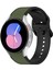 Samsung Galaxy Için 5 40MM / 44MM / Watch 5 Pro 45MM / Watch4 40MM / 44MM Nefes Alabilen Yumuşak Silikon Saat Bandı Çift Renkli Spor Saati - Ordu Yeşil / Siyah (Yurt Dışından) 1