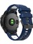 Çift Renk Hızlı Serbest Bırakma Silikon Yedek Garmin Fenix ​​7x/6x Safir Gps/6x Pro/6x Gps/5x Gps/5x Plus - Gece Yarısı Mavi/beyaz Için (Yurt Dışından) 1
