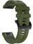 Garmin Fenix ​​7 / Fenix ​​6 Pro / 5 / Amazffit Falcon Için Esnek Silikon Izle Band Değiştirme Tokalı Şık Bilek Kayışı - Ordu Green (Yurt Dışından) 3