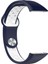 Huawei Band 6 / Honor Band Için 6 Çift Renkli Silikon Silikon Izle Band Ayarlanabilir Bilek Kayışı Değiştirme - Midnight Mavi / Beyaz (Yurt Dışından) 3