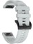 Garmin Fenix ​​7 / Fenix ​​6 Pro / 5 / Amazffit Falcon Için Esnek Silikon Izle Bandı Değiştirme Tokalı Şık Bilek Kayışı - Kaya Beyaz (Yurt Dışından) 3