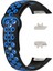 Huawei Band 6 / Honor Band Için 6 Çift Renkli Silikon Silikon Izle Band Ayarlanabilir Bilek Kayışı Değiştirme - Siyah / Mavi (Yurt Dışından) 5