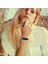 Xiaomi Smart Band Için 8 Rhinestone Dekor Paslanmaz Çelik Kayış Yedek Akıl Swatch Bilek Bandı - Siyah (Yurt Dışından) 5