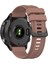 Garmin Forerunner 955 / Forerunner 935 / Descent G1 22MM Twıll Tasarım Silikon Izle Band Siyah Toka Kayışı Değiştirme - Kahve (Yurt Dışından) 1