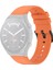 Xiaomi Watch Için S1 22MM Silikon Izle Band Yedek Yedek Saat Kayışı - Orange (Yurt Dışından) 1