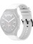 Xiaomi Watch Için S1 22MM Silikon Izle Band Yedek Yedek Saat Kayışı - Beyaz (Yurt Dışından) 1