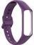 Samsung Galaxy Fit-E SM-R375 Için Silikon Akıllı Saat Band Strap Bilezik Değiştirme Kayışı-Mor (Yurt Dışından) 1