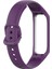 Samsung Galaxy Fit-E SM-R375 Için Silikon Akıllı Saat Band Strap Bilezik Değiştirme Kayışı-Mor (Yurt Dışından) 4