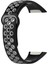 Huawei Band 6 / Honor Band Için 6 Çift Renkli Silikon Silikon Izle Band Ayarlanabilir Bilek Kayışı Değiştirme - Siyah / Gri (Yurt Dışından) 2