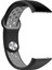 Huawei Band 6 / Honor Band Için 6 Çift Renkli Silikon Silikon Izle Band Ayarlanabilir Bilek Kayışı Değiştirme - Siyah / Gri (Yurt Dışından) 3