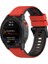 Garmin Fenix ​​7/6/5 Için / Amazfit Falcon Silikon Saat Band 22MM Çift Renk Ayarlanabilir Akıllı Saat Kayışı Değiştirme - Kırmızı / Siyah (Yurt Dışından) 1