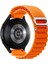 Garmin Forerunner 255S / Venu 2s Şık Naylon Bilek Bandı 18MM Universal Ayarlanabilir Akıllı Strapch - Turuncu (Yurt Dışından) 1