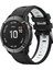 Çift Renk Hızlı Serbest Bırakma Silikon Değiştirme Garmin Fenix ​​7x/6x Safir Gps/6x Pro/6x Gps/5x Gps/5x Plus - Siyah/beyaz Için (Yurt Dışından) 2