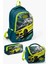 Kids Nefti Fosforlu Sarı Araba Desenli 3’lü Okul Çanta Seti SET0114406 1