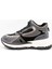 22K334-1 Kadın Siyah Sneaker Ayakkabı 3