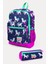Kids Lacivert Pembe Unicorn Desenli 2'li Okul Çanta Seti SET0223467 1