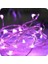 Dekor Düğün Işıkları Pembe Pilli LED Işık Pembe 10 Metre LED Işık Pembe Pilli Işık Pink LED Light 3