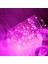 Dekor Düğün Işıkları Pembe Pilli LED Işık Pembe 10 Metre LED Işık Pembe Pilli Işık Pink LED Light 5