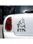 Bozkurt ve Türk Sticker Siyah 20X13 cm 2