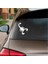 Akrep Araba Sticker Beyaz 20X24 cm 2