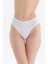 Helena H2727 Bayan Lazer Kesim Bikini Beyaz 4