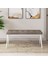 Concept Due Serisi 80X132 Açılabilir Beyaz Mermer Desen Mutfak Masası Takımı 4 Sandalye ve 1 Bench 4