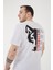 Gökbörü Stronger Oversize T-Shirt Beyaz (Unisex) 4