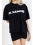 Jil Sander Yazılı Baskılı Oversize Tişört, Tarz Trend Tişört, Pamuklu, Bisiklet Yaka 3