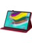 Samsung Galaxy Tab S5E Için SM-T720 Pu Deri Deri Stand Tablet Kılıf Çiçek Baskı Kart Tutucu Koruma Kapağı (Yurt Dışından) 4