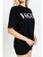 Vogue Yazılı Baskılı Tişört, Bisiklet Yaka, Pamuklu, Tarz ,trend, Sokak Stili 2
