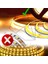 12V COB Şerit LED 5 Metre Beyaz Işık | 320 LEDli | Adaptörlü Kullanıma Hazır | 12W/m IP20 3