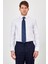 Erkek Beyaz Desenli Slim Fit Uzun Kol Gömlek 1