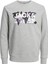 Jack & Jones Dust Erkek Gri Bisiklet Yaka Sweatshirt 1