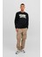 Jack & Jones Dust Erkek Siyah Bisiklet Yaka Sweatshirt 3