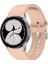 Samsung Galaxy Watch 4 5 Pro 40 42 44 45 46MM Uyumlu Orjinal Tasarım Kavisli Purelux Silikon Kordon 1